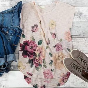 Floral Knit Top